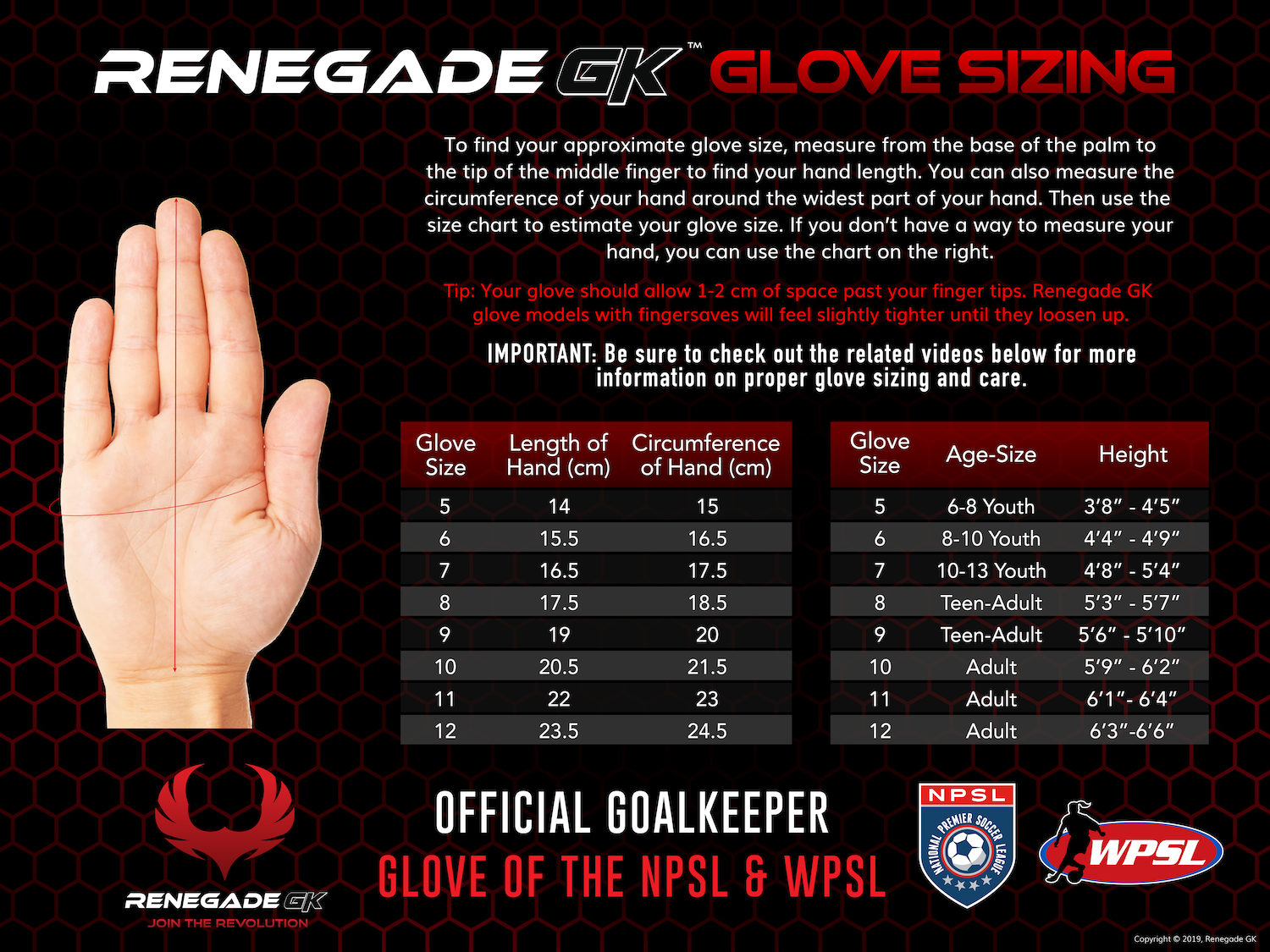 goalkeeper gloves lifespan chart professional amateur youth