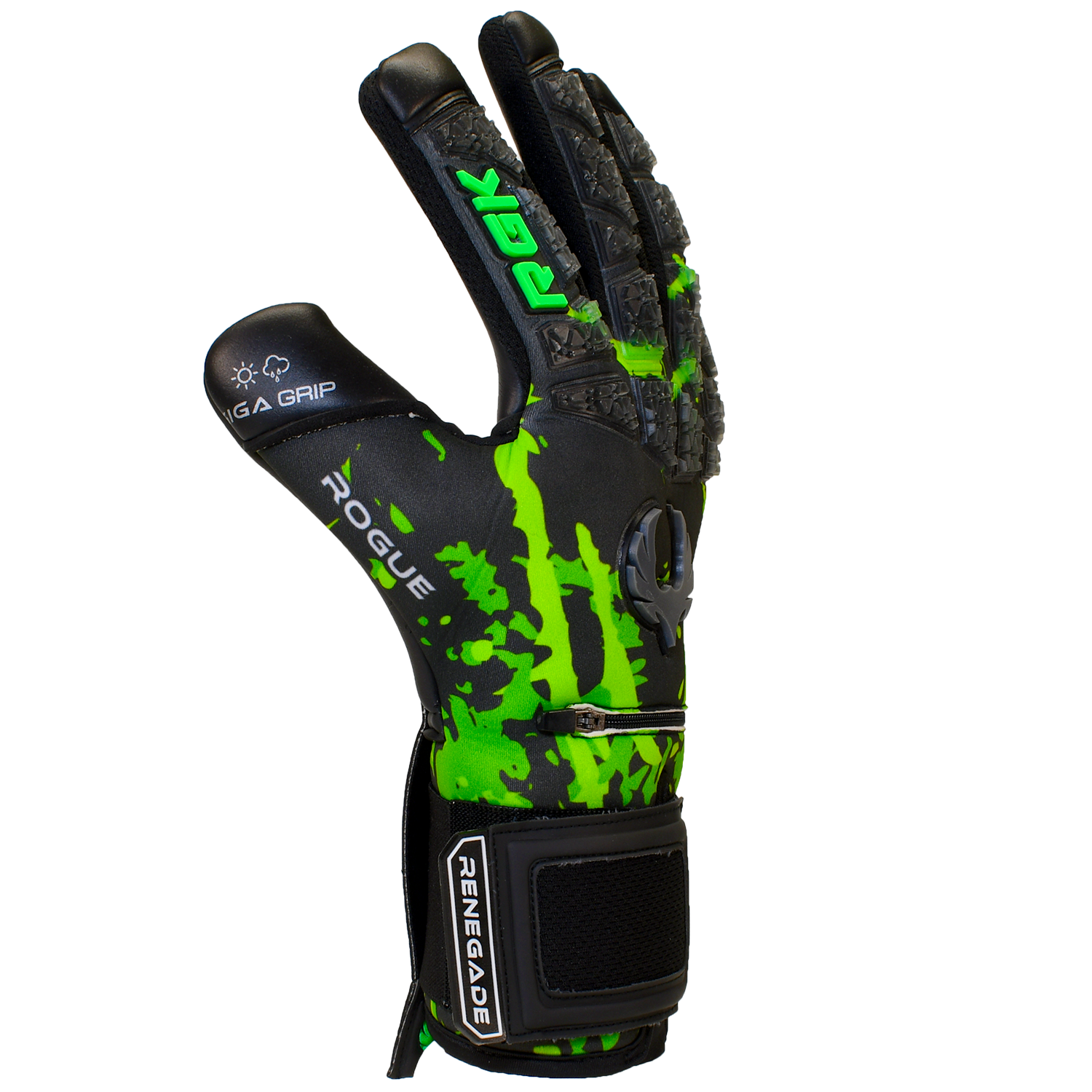 Renegade GK Fury Gants De Gardien De But (Tailles 7-11, Level 4) 4 3MM Giga Grip & Pro-Tek Fingersaves Renegade GK Fury Gants De Gardien De But (Tailles 7-11, Level 4) 4 3MM Giga Grip & Pro-Tek Fingersaves