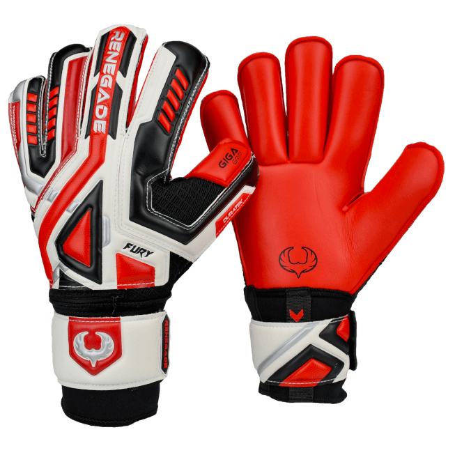 Renegade GK Fury Inferno Gloves Backhand and Palm View