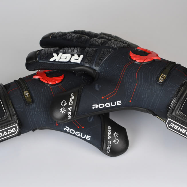 Renegade GK Rogue Quantum Keeper Gloves Stacked