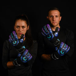male and female goalkeeper wearing vortex storm